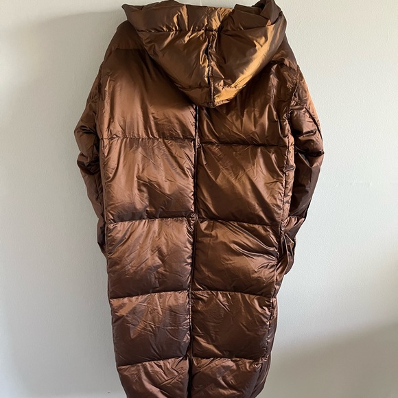 Sosken Studios Bronze Janis Down Puffer Coat - Picture 3 of 7